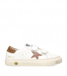 Leather May School Sneakers In White