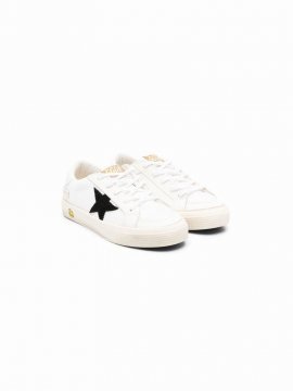 May Net Upper Leather Toe And Heel Suede Star