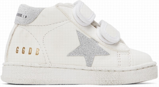 Baby Off-white June Sneakers In White/silver 80185