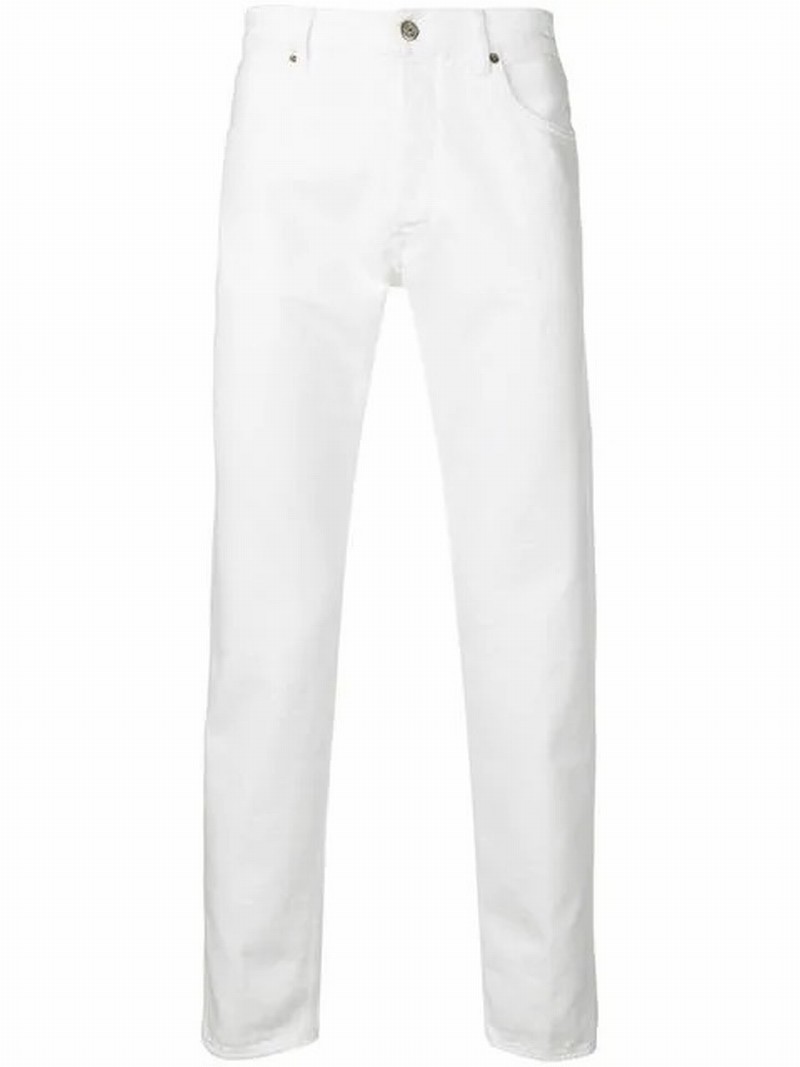 Happy Denim Straight-leg Jeans In White