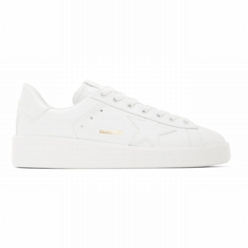 Star Patch Low Top Sneakers In White