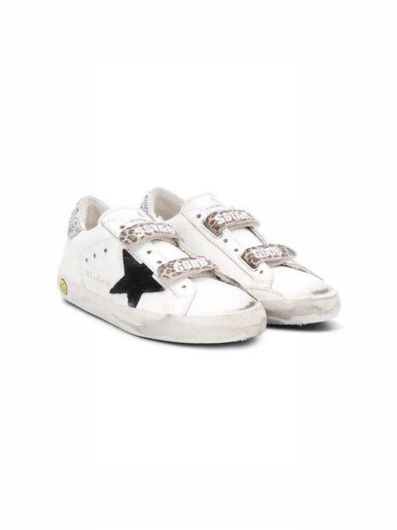 Kids' Star Patch Sneakers In White