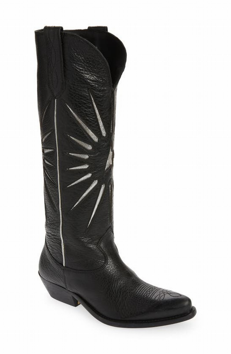 Deluxe Brand Women's Wish Star Western Boots In Black