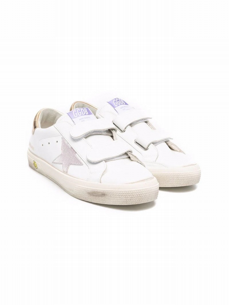 Kids' May School Sneakers In White