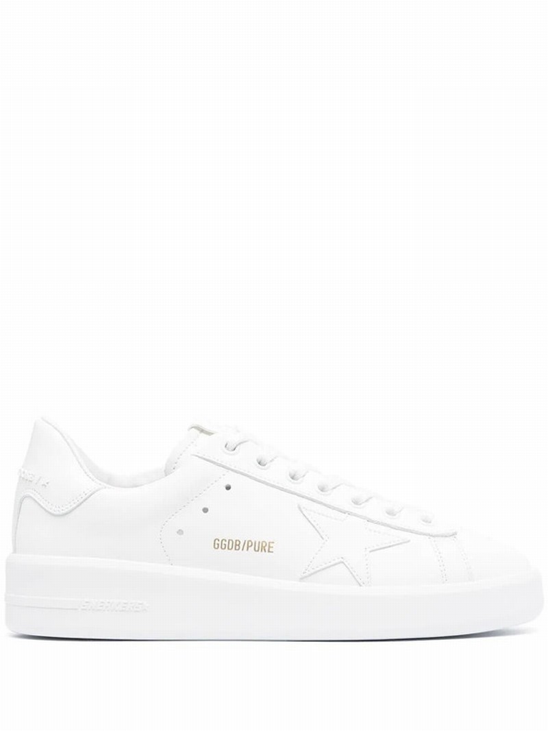 Purestar Logo Low-top Sneakers In White