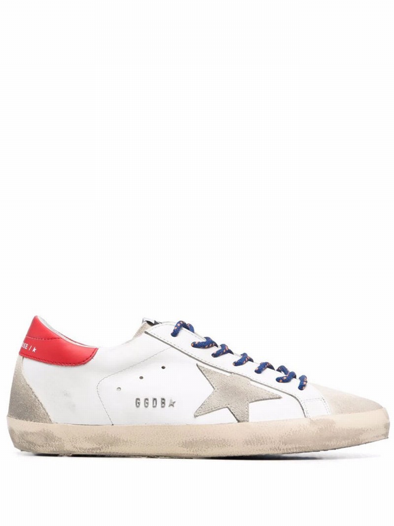 Super-star Lace-up Sneakers In White