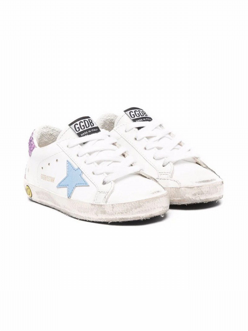 Kids' Superstar Low-top Leather Sneakers In White