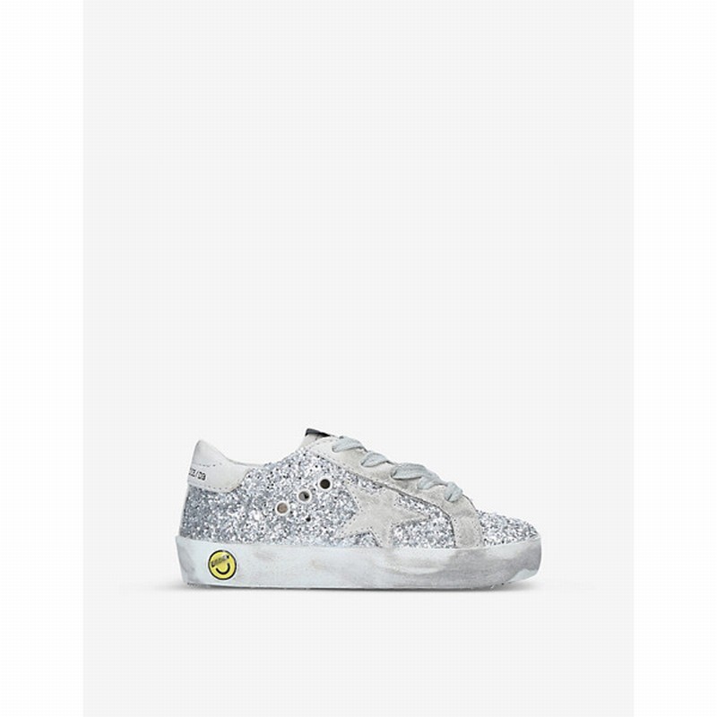 Superstar R8 Glitter-embellished Leather Trainers 6 Months-5 Years In Multi-colored