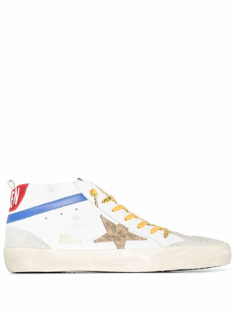 Mid Star Sneakers In Weiss