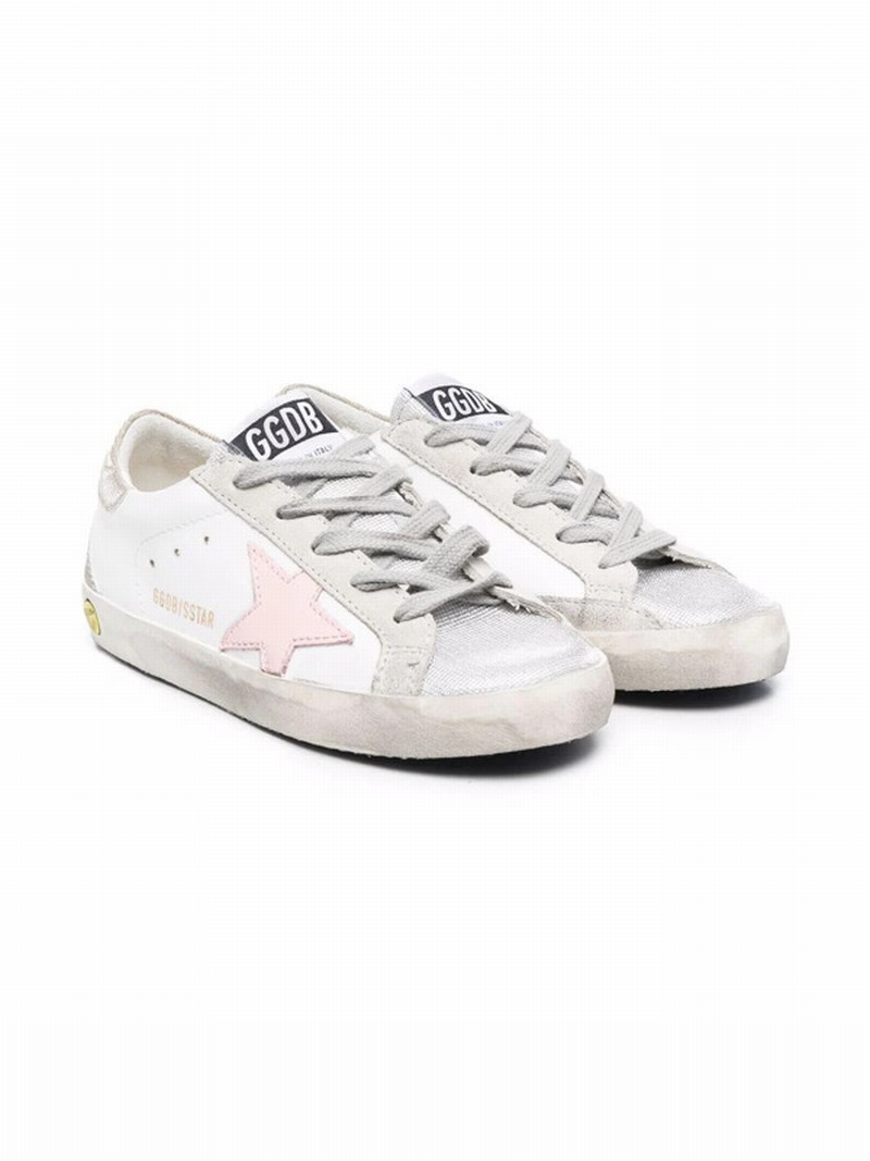 Kids' Super-star Low-top Sneakers In White