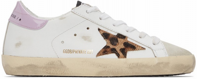 Ssense Exclusive White & Pink Super-star Classic Sneakers