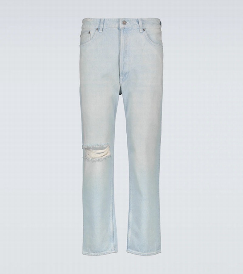 Straight-leg Jeans In Blue