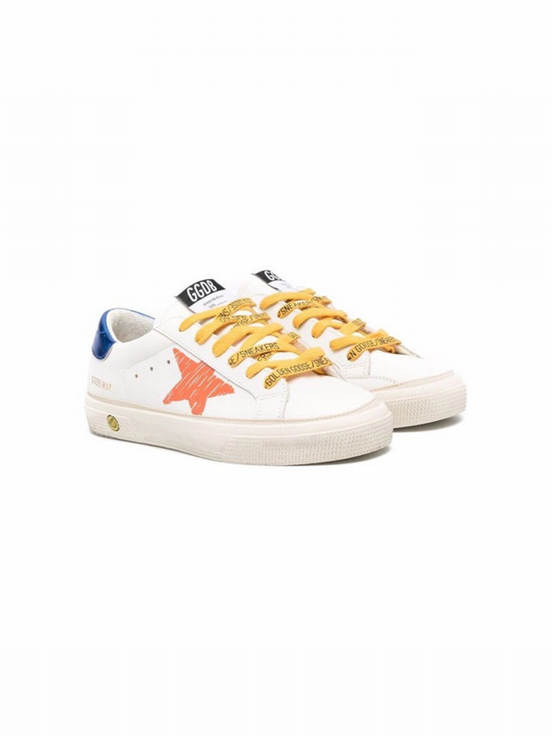 Teen Star Logo Trainers In White