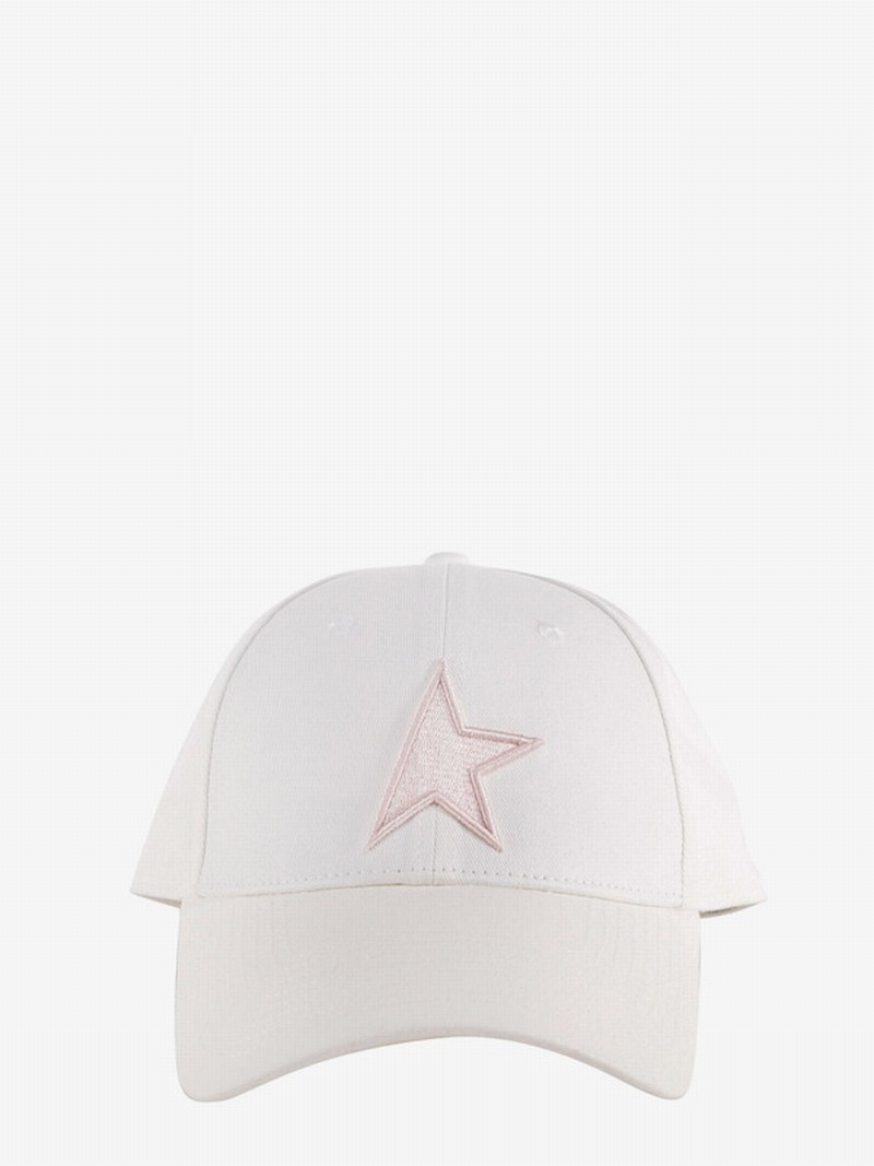 Embroidered Star Baseball Cap In Pink