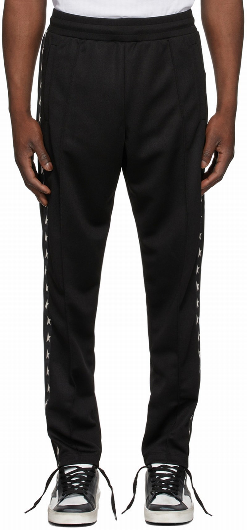 Black Triacetate Doro Star Jogging Pants