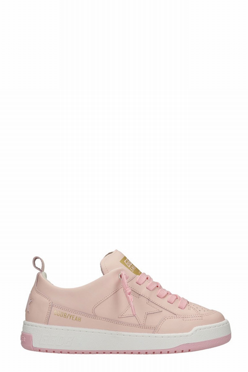 Yeah Sneakers In Rose-pink Leather