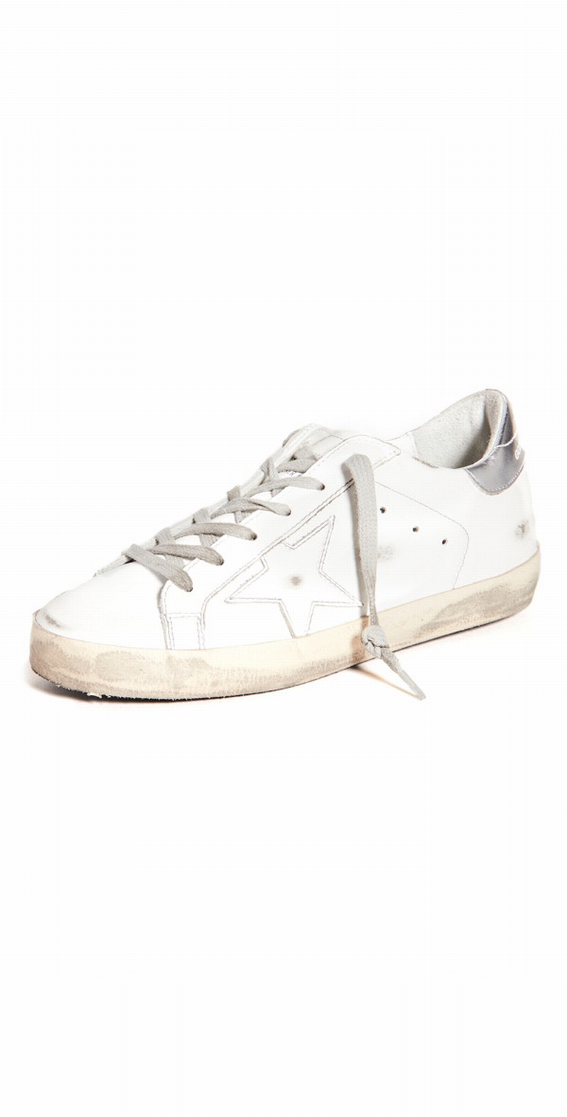 Superstar Sneakers In White/silver