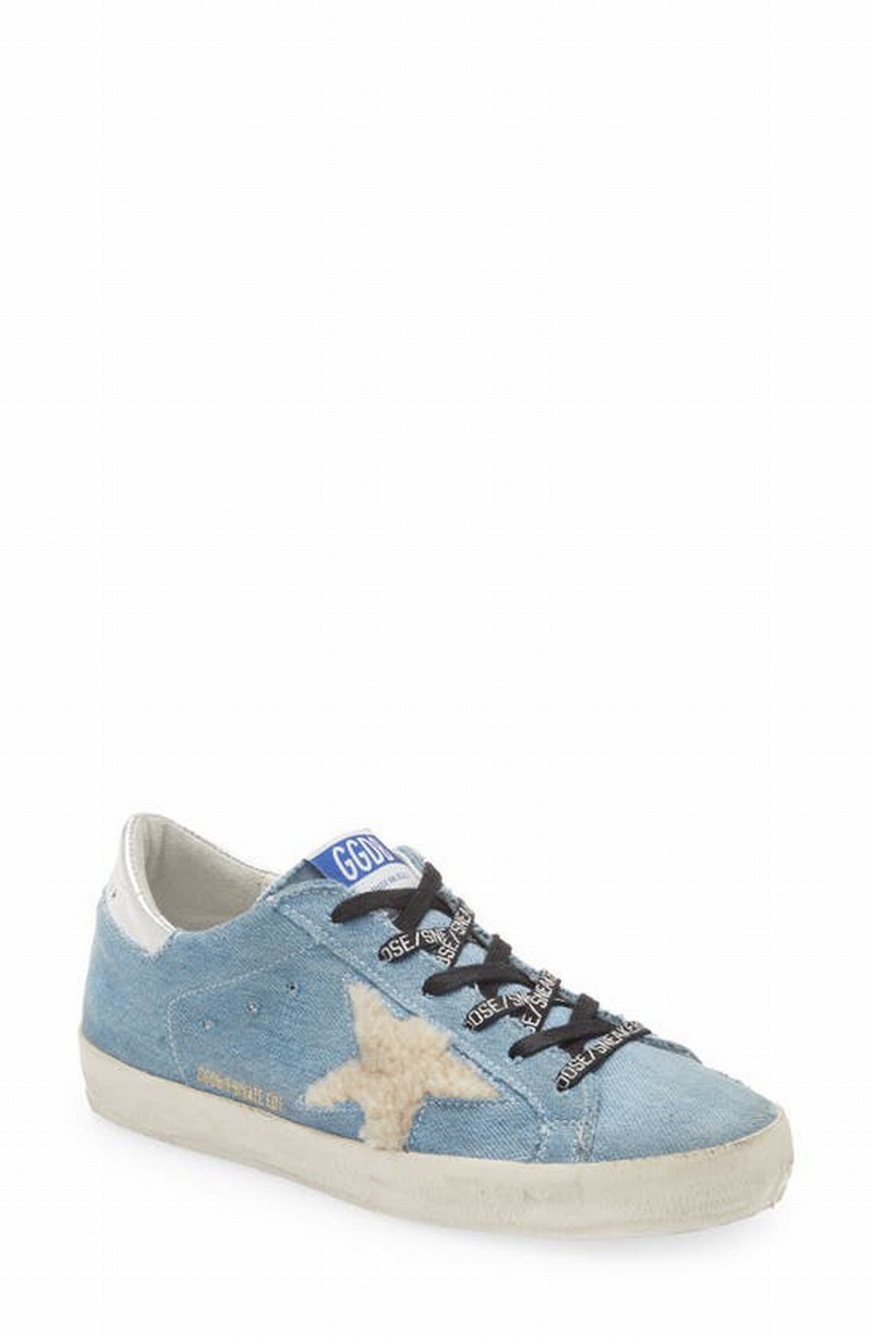 Super-star Low Top Sneaker In Denim