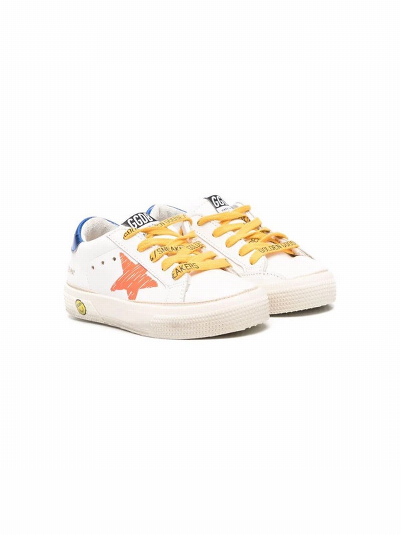 Kids' Super-star Low-top Sneakers In White