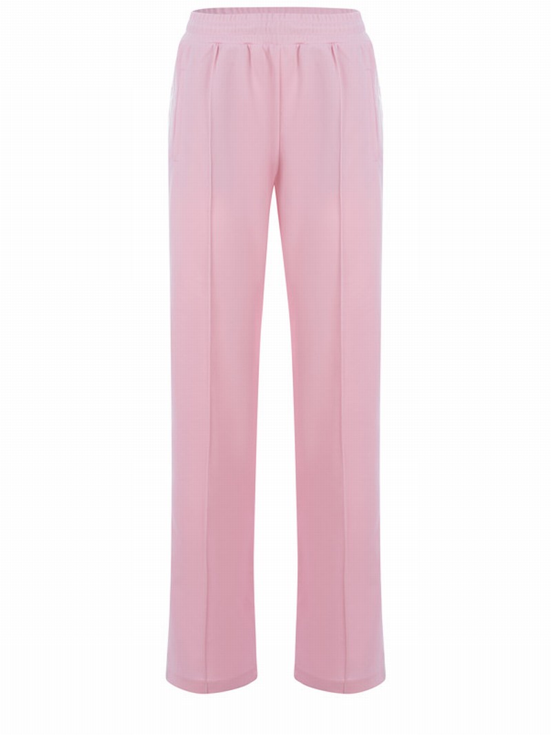 Star-logo Straight-leg Trousers In Rosa