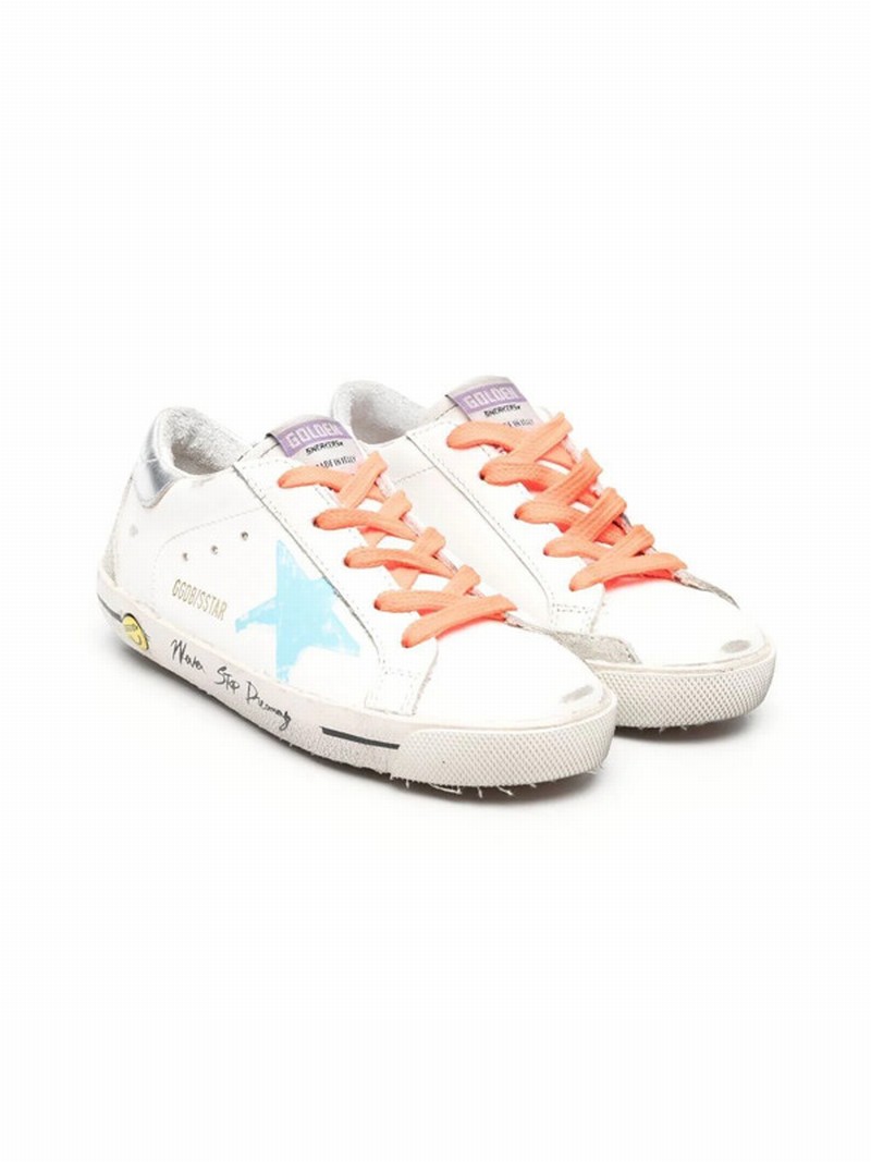 Kids' Superstar Low-top Sneakers In White