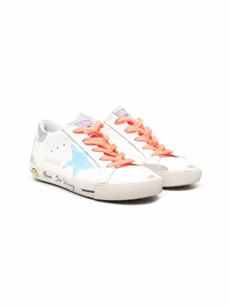 Kids' Super-star Low-top Sneakers In White