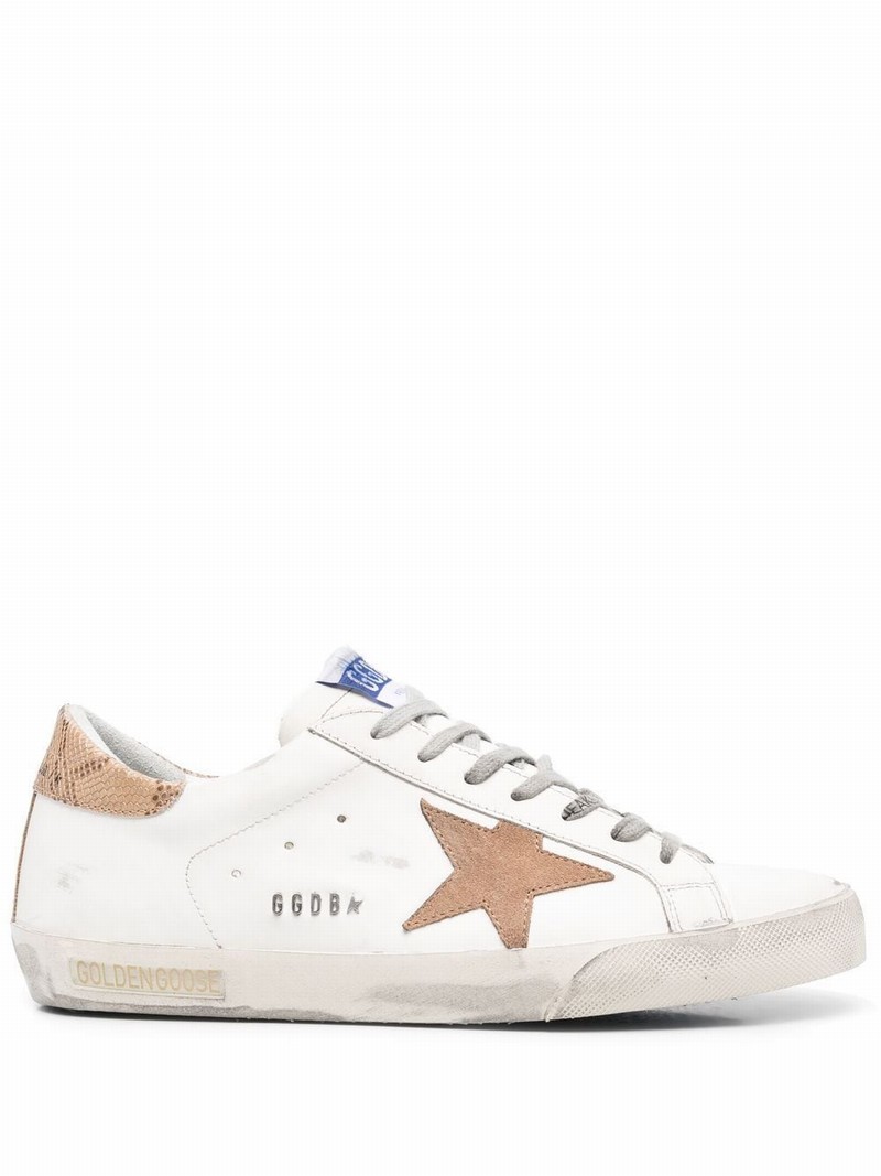 Super-star Classic With List In White Tobacco Beige