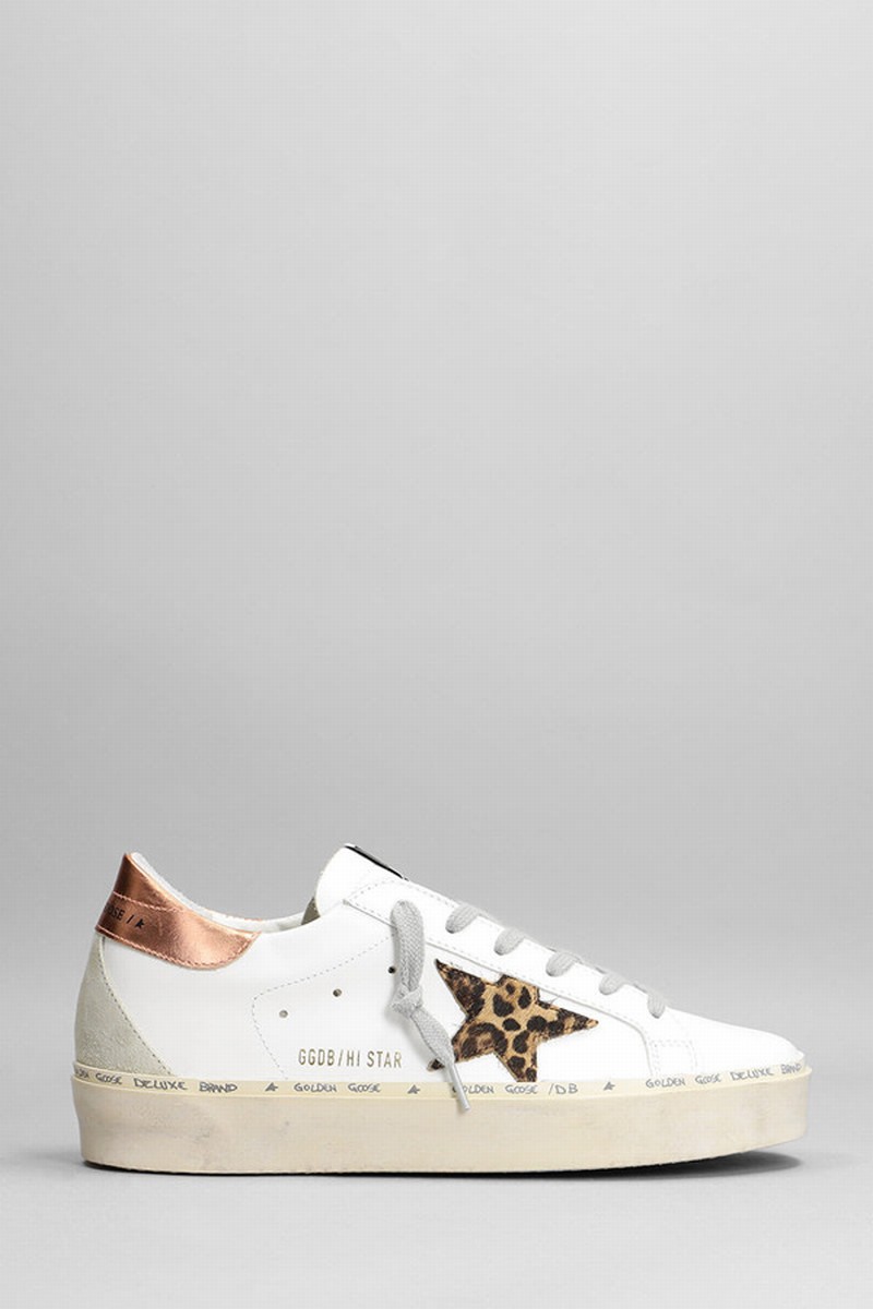 Hi Star Sneakers In White Leather