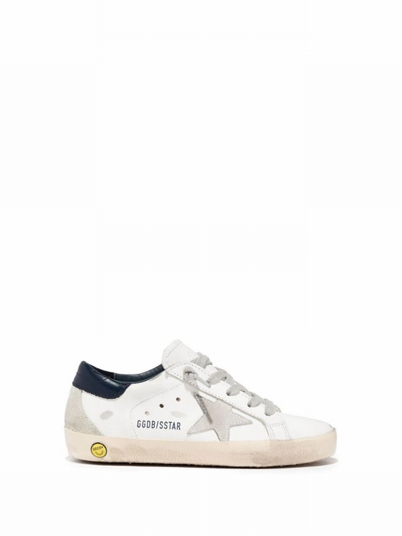 Kids' Super-star Low-top Sneakers In White