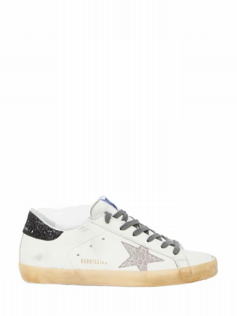 Women's White Leather Sneakers