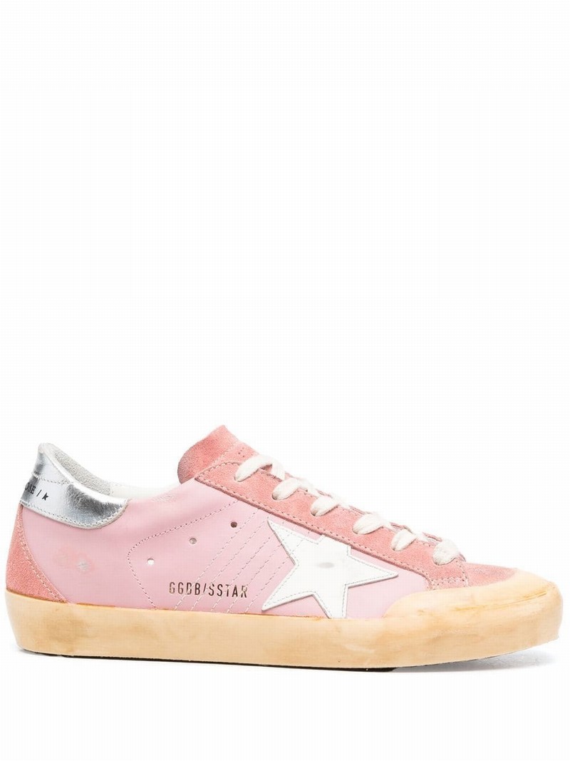 Tonal Suede Sneakers In Rosa