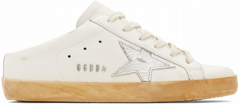 White Super-star Sabot Sneakers