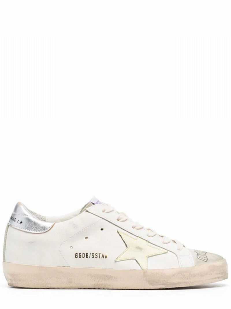 White Super-star Low-top Sneakers