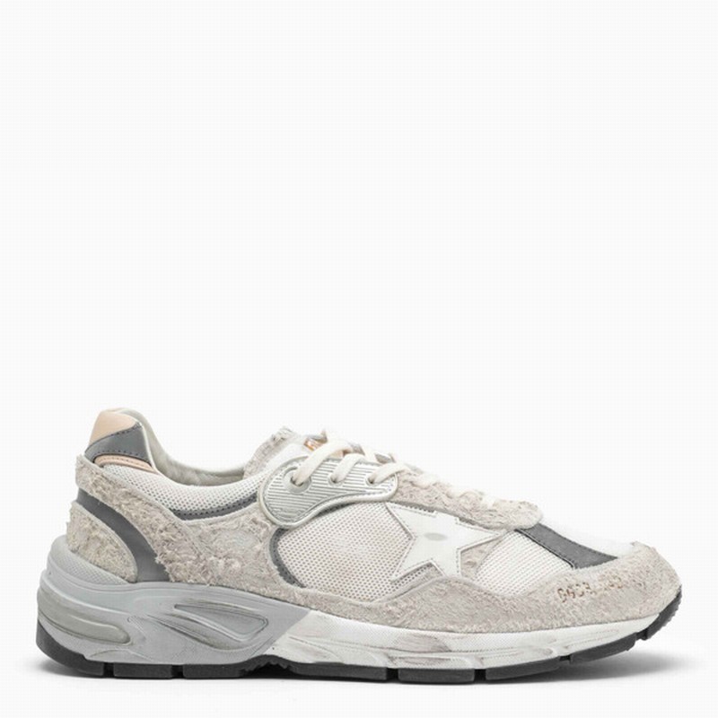 Dad-star Distressed White/grey Sneakers