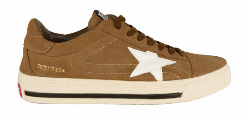 Brown Leather Sneakers