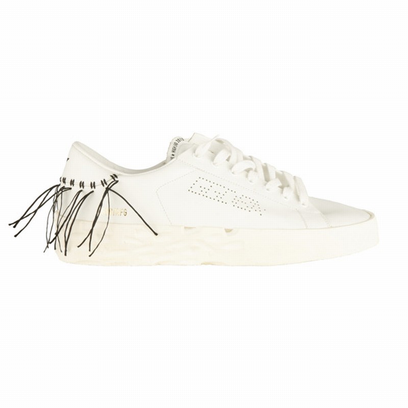 En Goose Leather Men's Sneakers In White