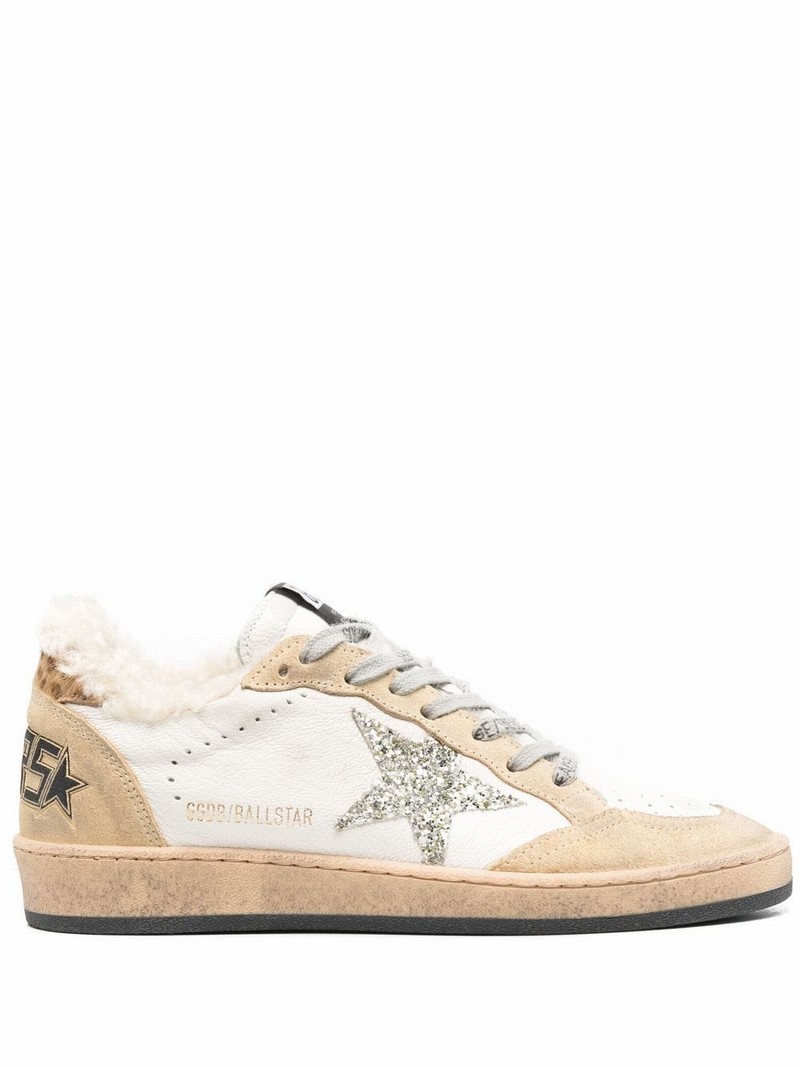 Ball Star Low-top Sneakers In Weiss