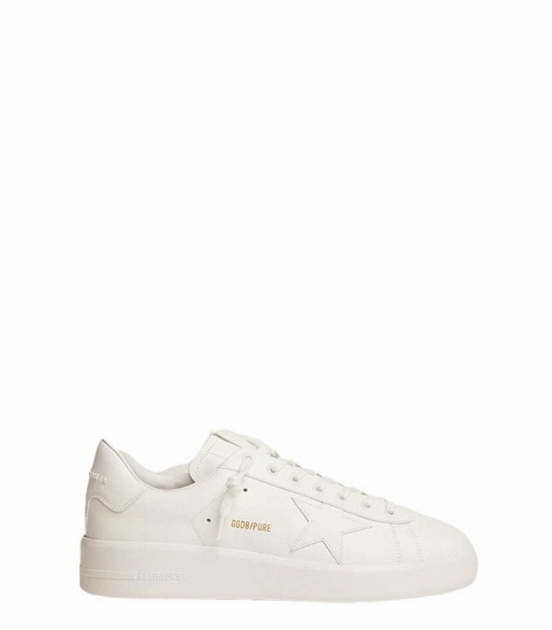 Pure Star Leather Low-top Sneakers In Optic White