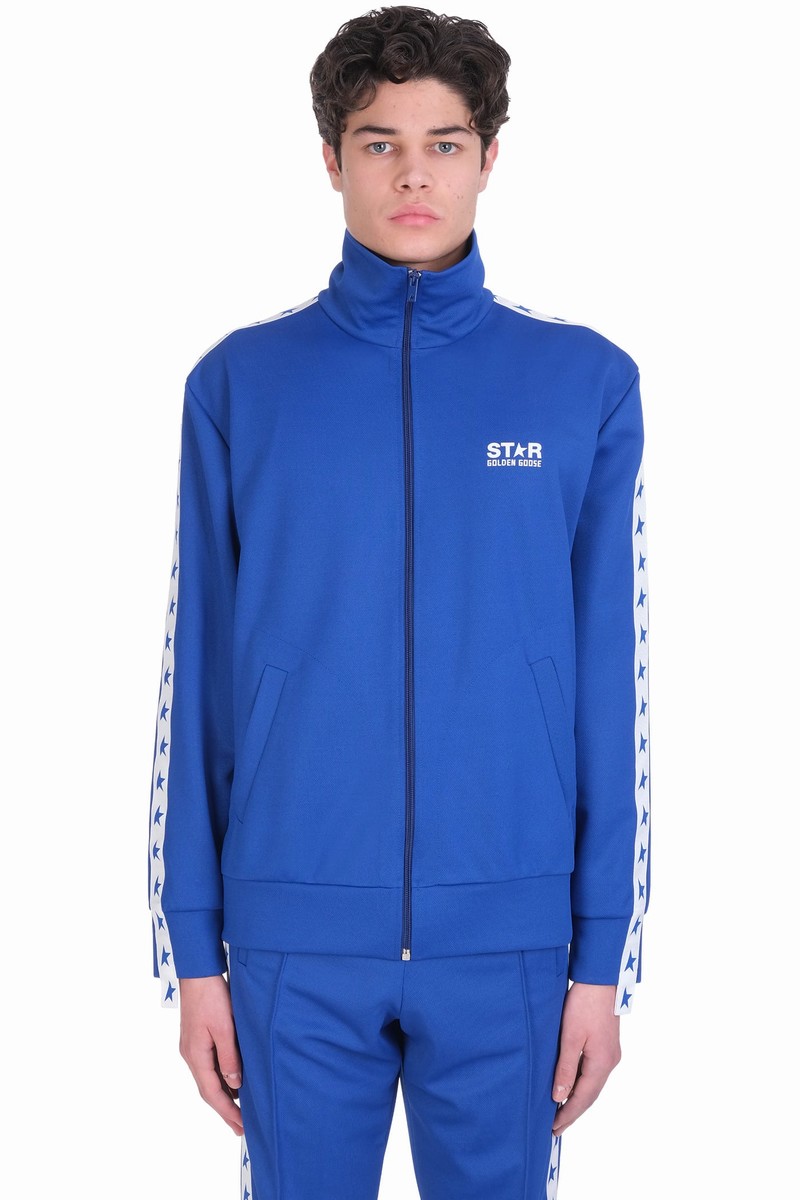 Denis Sweatshirt In Blue Polyester In Royal Blue