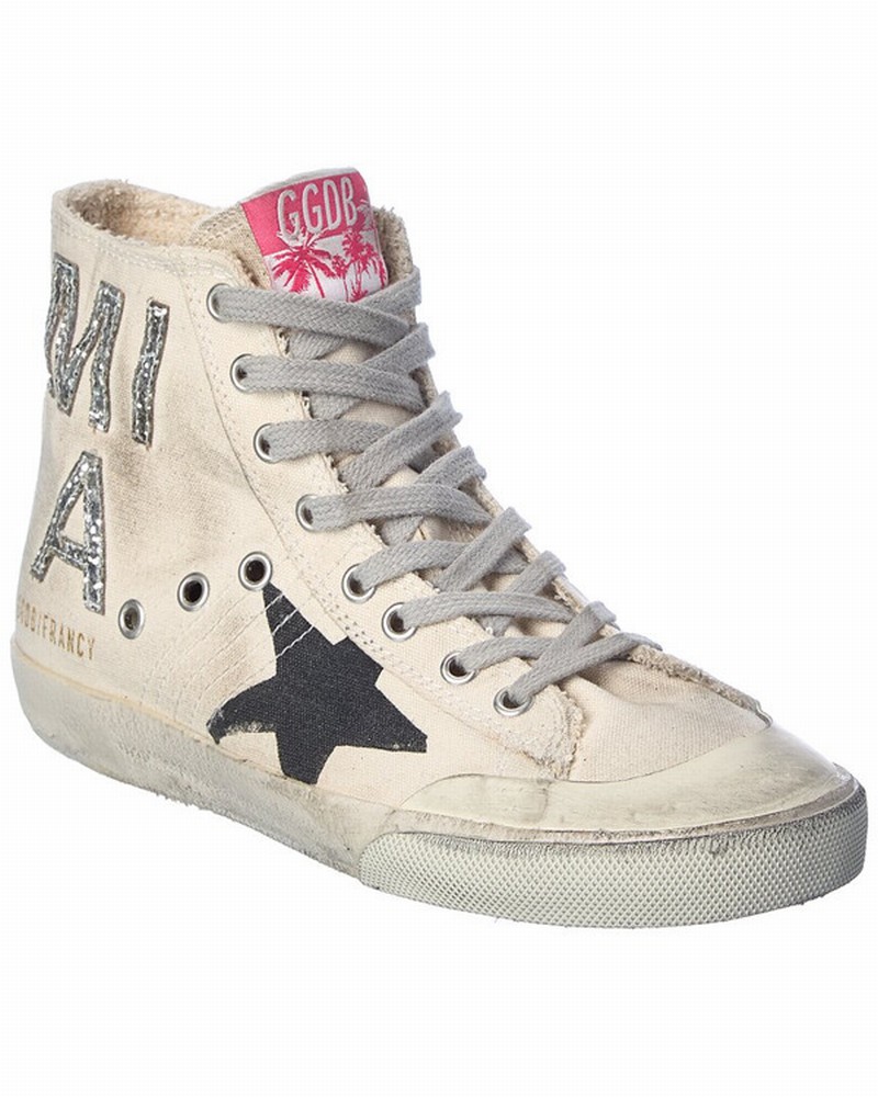 Francy Penstar Canvas High-top Sneaker In White