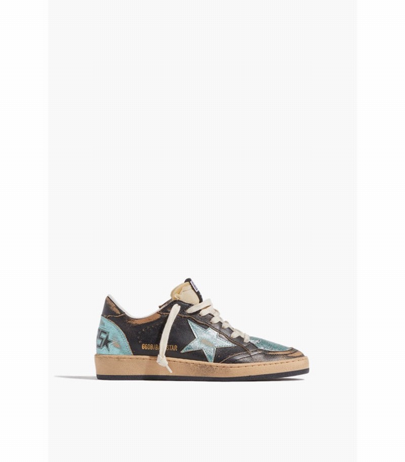 Ball Star Sneaker In Black/mint In Multi