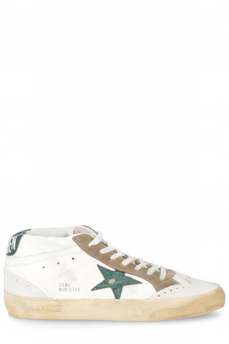 Deluxe Brand Mid Star White/green Sneakers