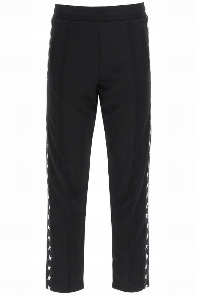 Pantaloni Star In Triacetato Neri In Black