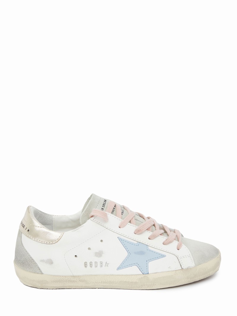 Super-star Leather Sneakers In White