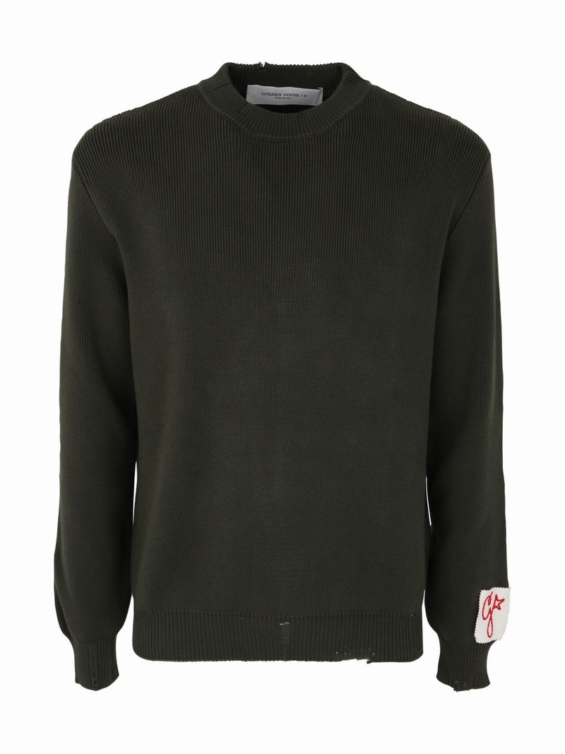 Mens Green Sweater