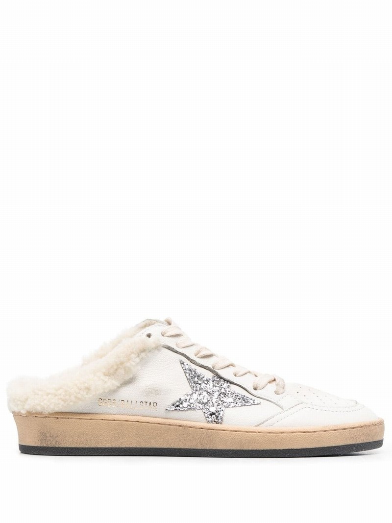 Ball Star Sabot Sneakers In White