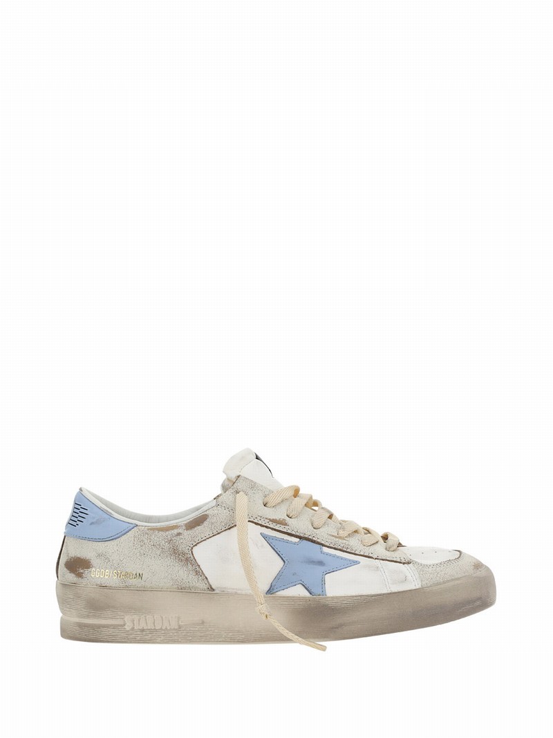 Stardan Sneakers In White/blue Fog