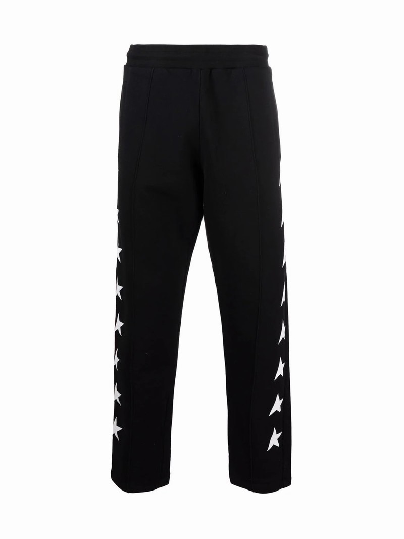 Star/ M`s Joggings Doro Tapered Leg /multi Star/ Blackboard In Black White