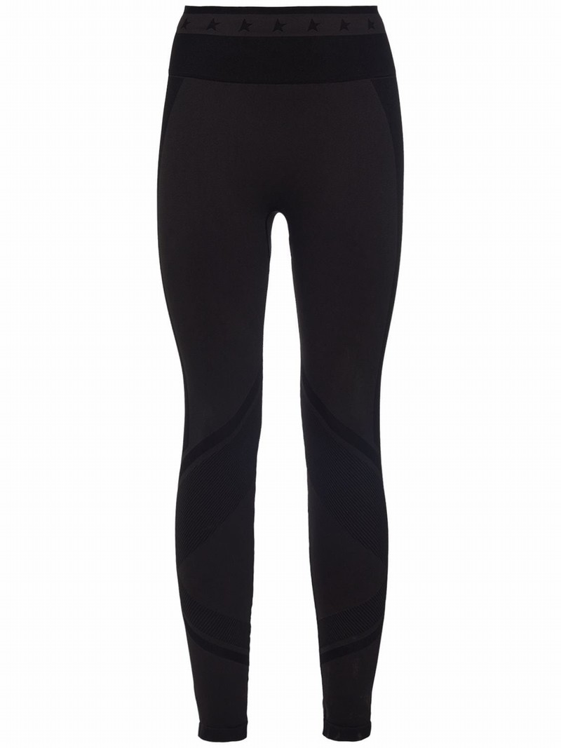 Star Tech Leggings In Black,grey