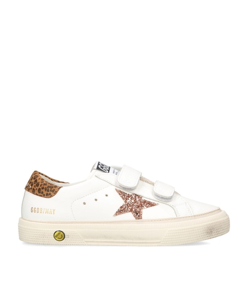 Leather May School Sneakers In White